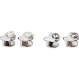 Ayder Cam Raf Tutucu Pimli Nikel 5 mm Metal Vidalı