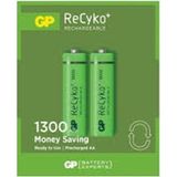 Ayder GP RECYKO 1300mAh AA ŞARJLI KALEM PİL 132C133 2Lİ KART (Timya/Go1395) 205167