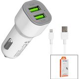 Ayder İPHONE - KABLOLU OTO - ARAÇ ÇAKMAKLIK ŞARJ BAŞLIK SET 3.1A - 15.5W - 1MT KABLO HY-X44 (Timya/Go13