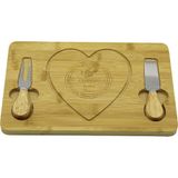 Ayder KALPLİ BIÇAK SAĞ-SOLAHŞAP BAMBU KAHVALTI PEYNİR SUNUM PANO2 BIÇAK=AHŞAP SAP19X29CM-1.5CM (Timya/Go13