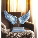Ayder Online Satış 25cm-30cmlik ebatlarda kırılmaz polyester,sarı renk melek kanadı desenli biblo