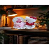 Ayder Online Satış Hello Kitty figürlü 9cmx8cm ebat pilli ışıklı dekoratif kar küre