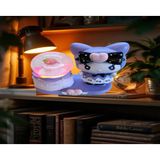 Ayder Online Satış Kromi figürlü 9cmx8cm ebat pilli ışıklı dekoratif kar küre