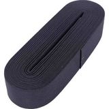 Ayder SİYAH - 4CM PAÇA LASTİK YASSI GENİŞ 10MT. (Timya/Go1395) 204489