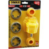 Ayder Timya 6pcs Plastik Su Borusu Dış Diş Açma Matkap Ucu 1 - 1/2 - 3/4 (TIMYA/GO1395) 201958