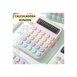 Ayder Timya P204657S5262 Runzon Renkli Hesap Makinesi Yuvarlak Uçlu 12 Hane Mavi Rz-822 (Timya/go1395) 204657