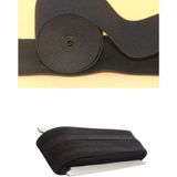 Ayder Timya SİYAH - 1.5CM PAÇA LASTİK YASSI GENİŞ 10MT. (Timya/Go1395) 204491