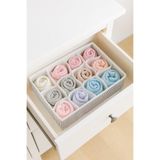 aydev home collection 12 Bölmeli Petek Çekmece İçi Dolap Çamaşır Düzenleyici Katlanır Saklama Kutusu Organizer 31x25x12