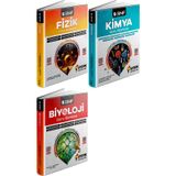 Aydın 2025 9. Sınıf Fizik + Kimya + Biyoloji Konu Özetli Soru Bankası Seti 3 Kitap