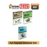 Aydın 2025 Ayt Fizik 30-Kimya 40-Biyoloji 30 Sayısal Branş Deneme Seti+Kronometre