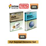 Aydın 2025 Ayt Fizik 30-Kimya 40 Sayısal Branş Deneme Seti+Kronometre