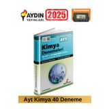 Aydın 2025 Ayt Kimya 40 Adet Video Çözümlü Branş Deneme+Kronometre