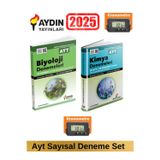 Aydın 2025 Ayt Kimya 40-Biyoloji 30 Sayısal Branş Deneme Seti+Kronometre
