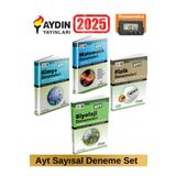 Aydın 2025 Ayt Matematik 10-Fizik 25-Kimya 25-Biyoloji 25 Sayısal Branş Deneme Seti+Kronometre