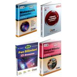 Aydin 2025 Tyt Matematik + Turkce + Sosyal + Fen Deneme Seti 4 Kitap