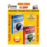 Aydın 2026 10.Sınıf Matematik-Biyoloji %100 Yeni Müfredat Etkinlikli Tematik Soru Bankası+Kalem