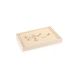 Aydın Decor Küçük Süet Sosisli Krem Renk Yüzük Tabla Standı (AYDINDECOR)