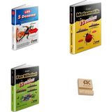 Aydın Kitabevi Yayınları Aydın Lgs 8. Sınıf Tüm Dersler 5li Deneme Matematik ve Fen Bilimleri 15LI Deneme 3lü Set
