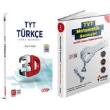 Aydın Matematik Geometri Beceri Temelli Soru Bankası - Çözüm Yayınları 3D TYT Türkçe 2'li Set