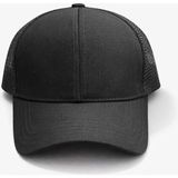 Aydın Şapkacınız Unisex Yazlık Fileli Ayarlanabilir Beyzbol Kep Şapka – Nefes Alabilir Trucker Cap - Standart - 0 - Siyah