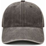 Aydın Şapkacınız Unisex Yıkanmış Eskitme Şapka %100 Pamuk Ayarlanabilir Vintage Baseball Cap - Standart - 07-Kahverengi