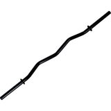 Aydın Sport 120 cm Siyah Z Bar (Z-Bar) 2 kg Ağırlık ve Ağırlık Barı Özelliği ile