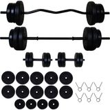 Aydın Sport 68 kg Z Bar Halter Seti ve Dambıl Seti