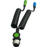 AYDIN TIR DORSE ELEKTRİK KABLOSU 7'Lİ X 2 (3'LÜ) (ADAPTÖR) (15 KABLOLU) (4.5 MT) PLS