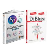Aydın TYT Fasikül 5 Deneme ve AKM Dil Bilgisi Soru Bankası Seti 2 Kitap