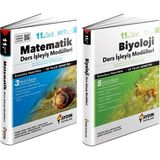 Aydın Yayınları 11. Sınıf Matematik + Biyoloji Ders İşleyiş Modülleri Seti 2 Kitap 2023