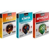 Aydın Yayınları 2025 9. Sınıf Fizik - Kimya - Biyoloji Soru Bankası 3'lü Set
