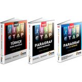 Aydın Yayınları 2025 Tyt Etap Türkçe Soru + Paragraf Soru + Paragraf Deneme Seti 3 Kitap