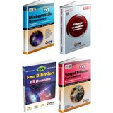 Aydın Yayınları 2025 Tyt Matematik + Türkçe + Sosyal + Fen Deneme Seti 4 Kitap