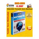 Aydın Yayınları 2026 10.Sınıf Matematik %100 Müfreadat Etkinlikli Tematik Soru Bankası+Kalem