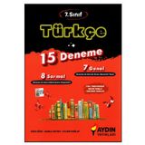 Aydın Yayınları 7. Sınıf Türkçe 15 Deneme