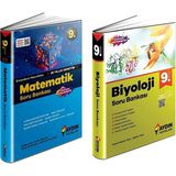 Aydın Yayınları 9. Sınıf Matematik + Biyoloji Soru Bankası Seti 2 Kitap 2023