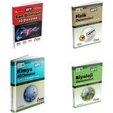 Aydın Yayınları AYT Fen Bilimleri 10 Deneme - Fizik Denemeleri - Kimya 40 Deneme - Biyoloji Denemeleri 4'lü Set