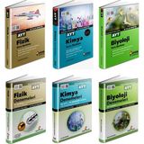 Aydın Yayınları AYT Fizik-Kimya-Biyoloji Soru Bankası ve Deneme Seti 6 Kitap