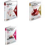 Aydın Yayınları LGS 8. Sınıf Türkçe T.C. İnkılap Tarihi ve Atatürkçülük – Din Kültürü ve Ahlak Bilgisi Soru Bankası