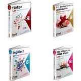 Aydın Yayınları LGS 8. Sınıf Türkçe – T.C. İnkılap Tarihi ve Atatürkçülük – İngilizce – Din Kültürü ve Ahlak Bilgisi Soru Bankası