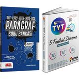 Aydın Yayınları TYT 5 Fasikül Deneme ve Ankara Kitap Merkezi Yayınları Paragraf Soru Bankası Seti 2 Kitap