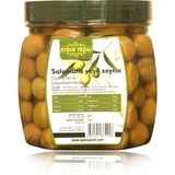 Aydın Yeşili Doğal Salamura Yeşil Çizik Zeytin 1l (Net 600gr) - 1 kg