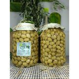 Aydın Yöresi Domat Cinsi Sofralık Tatlandırılmış Kırma Yeşil Zeytin (3+3 Kg) - 10 kg