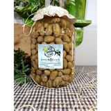 Aydın Yöresi Kalamata Cinsi Iri Boy Sofralık Tatlandırılmış Kırma Yeşil Zeytin (3 Kg) - 5 kg