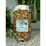 Aydın Yöresi Manzalina Cinsi Sofralık Tatlandırılmış Çizik Zeytin (2 Kg) - 3 kg