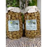 Aydın Yöresi Memecik Cinsi Sofralık Tatlandırılmış Çizik Zeytin (2+2 Kg) - 6 kg