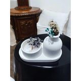 Aydinç Home Ayd Sunum Tabağı Süslük Dekoratif Vazo & Biblo Kokulu Mum&Şamdan %100 Soya Wax & Taş Tozu 11x7 cm