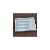Aydindecor Aydındecor Süet Krem Çekmece İçi Takı Düzenleyici Kutu Şık Tasarım 1 Parça