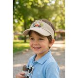AYDINER TEKSTİL 3D Ayıcık BOY Figürlü Eğlenceli Erkek Çocuk Vizör Şapka