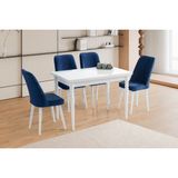 Aydınev 3002 Mdf Mutfak Masa Takımı - Beyaz - 70*110